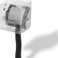 Chris Christensen Baby K Dog Slicker Brush, Groom Like a Professional, Fluff Detangle Style, Saves Time Energy, Black, Small