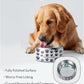 Dog Bowl, HomeRunPet Dog Food Water Bowl with Non-Slip Rubber Base, Metal Insulated Stainless Steel Dog Bowls, Double Wall Dog Bowl for Small Medium Large Dogs, Durable, Dishwasher Safe, 32oz