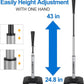 Baseball & Softball Batting Tee,Portable Hitting Tee,with Heavy Duty Base,Flexible Rubber Top,Adjustable Height