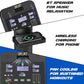 SPART Stair Stepper Machine, Commercial Stair Climber with LED Screen, Stair Exercise Machine with 15 Speed Levels, Speaker, Fan Cooling, Wireless Charge and Safety Key for More Fun in Home Gym