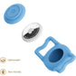 IP68 Waterpoof Dog Airtag Holder, Stretchy Silicone Full Body Covered Apple Air Tag Holder for Dog Cat Collar Fit All Width Collar (Blue, 1 Pack)