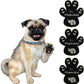 Dog Paw Pads Anti-Slip Grips,Dog Paw Protectors for Senior Dogs on Hot Pavement,Provides Traction to Keep Them from Slipping on Smooth Floors 20 sets-80 Pads Black XL