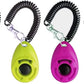 Dog Training Clicker with Wrist Strap - OYEFLY Durable Lightweight Easy to Use, Pet Training Clicker for Cats Puppy Birds Horses. Perfect for Behavioral Training 4-Pack (4colour)