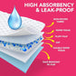Disposable Dog Training Pads – Highly Absorbent Pee Pads with Quick-Dry Gel, Leak Proof Backing, Pheromonal Attractant for Housebreaking and Indoor Potty Training – 23 x 23 in (100 Count)
