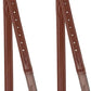 Exion FlexiStrong Stirrup Leathers for English Saddle | Ultra-Soft Cow Calfskin with Nylon Core | 1” Wide Stirrup Leathers for Daily Use | Sizes 48" to 62" | Black, Brown