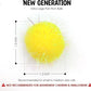 20 Pieces Mix Sizes Sparkle Pom Pom Balls for Cat - Interactive Glitter Balls, Multicolor, Best as Kitten Play Toys.