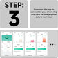 MUMU Smart Ring Sizing Kit for Women Men,Fitness Tracker Ring for Sport Monitoring,Choose Sizes 7 to 13,No Subscription Fee, IP68 Waterproof Smart Ring for iPhone & Android(Only Sizing Kit)