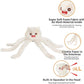 DODODOLA Dog Toys Squeaky Dog Toys with Crinkle Paper Cute Stuffed Octopus Durable Dog Plush Toys for Large Breed Dog Chew Toys for Small, Medium, Large Dogs