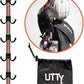 UTTY Hanging Multipurpose Portable Hockey Drying Rack - Durable Gear Keeper & Sports Equipment Organizer - 6 Durable Adjustable Hooks Support Light to Heavy Weight for Home, Travel & Outdoor Use