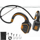 Bone Conduction Swimming Headphones – IP68 Waterproof Open-Ear Bluetooth 5.3 with 32GB MP3 Player, Underwater Swim Headset for Pool Training, Orange