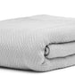 100% Cotton Herringbone Weave Blankets, 108"X90" King,Throw Blanket for Bed,All Season Cotton Blanket, Cozy Blanket,Throws Bed Blanket, Throw Blanket for Couch,Modern Home Decor -Light Grey