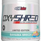 EHP Labs OxyShred Pre Workout Powder - Preworkout Powder with L Glutamine & Acetyl L Carnitine, Energy Boost Drink - Bahama Breeze, 60 Servings
