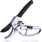 Ultra Sharp Germany Steel Pruning Shears - Cuts 3X Easier, Weak Hand Arthritis Snips, Rust-Resistant, Effortlessly 1-Inch Cut Capacity Garden Scissors, Ergonomic Handle (Black)