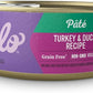 Halo Wet Cat Food Turkey & Duck Recipe, Grain Free Wet Cat Pate, Canned Cat Food for Extra Hydration, 5.5 Oz Can (Pack of 12)