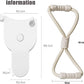 Elastic Fitness Pulling Rope Chest Expander Yoga Rubber Tension Band for Abdomen Arm Leg Stretching Fitness Training+Three Circumference Tape Measure Fitness Circumference Ruler Arm Leg Abdomen Ruler