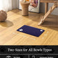 Pet Feeding Mat-Absorbent Dog Mat for Food and Water Bowl-No Stains Quick Dry Water Dispenser Mat-Dog Accessories Pet Supplies-Bowl for Messy Drinkers（Navy,12"x19"