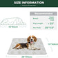 FXW Washable Pee Pads for Dogs, Puppy Pads with Super Absorbent, Specifically Designed for 30inch Cages, 29" × 18" Rectangle, Khaki, 2 Packs