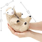Shaved Sheep Stuffed Animal, Sheep Plush Toy, Cute Plushie for Girls, Sleeping Pet Buddy, Lamb Stuffed Animal Best Birthday Gifts for Women Boys Teens, Small Plush Toy