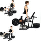 3 in 1 Leg Extension & Curl Machine, Separation Single Leg Extension, Stand Leg Curl, Leg Workout, Adjustable Bench, Plate Storage Rod, Compatible with 1'' & 2'' Weight Plates