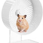 Silent Hamster Wheel, Hamster Exercise Wheel with Adjustable Acrylic Stand, Hamster Exercise Wheel for Gerbil, Syrian & Dwarf, Chinchilla and More Small Animal Hamster Running Wheels (8.2 in)