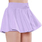 EXARUS Girls Butterfly Shorts Flowy Dance Skirt Cheer Skorts Athletic Tween Clothes Teen Preppy Outfits Flutter Kids