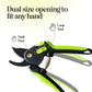 Ultra Sharp Pruning Shears Hedge Clipper – Cuts 3X Easier, Dual-Size Opening, Weak Hand Arthritis Clippers, Rust-Resistant Pruner, Effortlessly Cuts