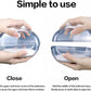 Hamster Bathtub,Hamster Bathroom,Small Animal Habitat Décor,Sand Bath Container Transparent Beds,Hamster Bed,Ice Bathtub,Sleep Pad Nest,Sand Bath Box for Small Pet Animals Cage Accessories（L）