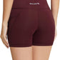 baleaf Women's 8"/ 5"/ 3" Biker Shorts High Waist Yoga Workout Gym Running Volleyball Spandex Shorts with Pockets