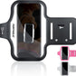 PORTHOLIC 2025 Running Armband Water Resistant Sports Phone Holder Case with Extension Strap, Key Card Slot Up to 6.9" Phone for iPhone 17/16/15/14/13 Plus Air Pro Max XR/XS, Galaxy S25/24/S10
