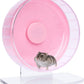 Niteangel Super-Silent Hamster Exercise Wheels: - Quiet Spinner Hamster Running Wheels with Adjustable Stand for Hamsters Gerbils Mice Or Other Small Animals (S, Pink)
