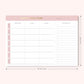 Sweetzer & Orange Weekly Meal Planner and Grocery List Magnetic Notepad. Pink 10x7” Meal Planning Pad with Tear Off Shopping List. Plan Weekly Menu Food for Weight Loss or Dinner List for Family!