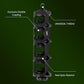 Archery 6" Lightweight Bow Stabilizer - Flexible Coupling Stabilizer for Compound/Recurve Bow Reduceing Noise and Vibration, Dampeners Balance Bar for Improved Bow Balance & Stability
