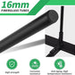 Portable Volleyball Net 5-Height Adjustable for Backyard with Widened Base, Tetoron Net, 6 Metal Stakes and 4 Sandbags, 12ft/14ft Volleyball Practice Training Equipment with Carry Bag