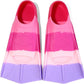 Kids Swim Fins,Short Kids Fins Youth Swimming Flippers for Lap Swimming Training for Children Girls Boys Beginners
