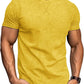 LOGEEYAR Men's Athletic Washed T-Shirts Basic Crew Neck Tees Tops Causal Distressed Cotton T Shirts for Men