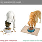 Waterproof Pet Feeding Mat with High Raised Edges, Heavier and Thicker Placemats for Cat Dog Water Bowl with BPA Free, Dogs Cats Food Mats for Messy Drinkers to Prevent Spill and Protect Floors