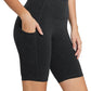 baleaf Women's 8"/ 5"/ 3" Biker Shorts High Waist Yoga Workout Gym Running Volleyball Spandex Shorts with Pockets