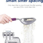 WePet Cat Litter Scoop, Aluminum Alloy Sifter, Kitty Metal Scooper, Deep Shovel, Long Handle, Poop Sifting, Kitten Pooper Lifter, Durable, Heavy Duty, for Litter Box