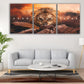 Motivational Wall Art Inspirational Wall Art 3 Pieces Canvas Poster Wall Painting Lion Artwork for Living Room Bedroom Home Decor Prints Pictures Office Wall Decor Framed Ready to Hang 36''Wx 16''H
