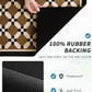 AMOAMI Coffee Mat Hide Stain Rubber Backed Absorbent Dish Drying Mat for Kitchen Counter - Fits Under Coffee Maker or Machine - 16X24