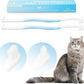 4 Pcs Dual-Sided Cat Toothbrush with Micro Brush Head, Ultra Soft Nano Bristles Pet Toothbrush Kit, Kitten/Puppy Toothbrushes, Fit into Cats/Small Dogs Mouth, Avoid Bleeding Gums