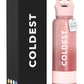 Coldest Insulated Water Bottle with Straw Lid - Stainless Steel Metal Insulated Bottle for Men & Women (Bellatrix Pink, 40 oz)