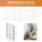 Full Metal Freestanding Dog Gate with Door, 32''Height Foldable Pet Dog Fence for Indoor & Outdoor, 6 Panels Extra Wide Free Standing TallDog Gates for Doorways,House,Stairs,Porch,Deck,Yard
