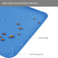 Waterproof Pet Feeding Mat with High Raised Edges, Heavier and Thicker Placemats for Cat Dog Water Bowl with BPA Free, Dogs Cats Food Mats for Messy Drinkers to Prevent Spill and Protect Floors
