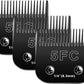 5F Blades Dog Grooming Blades Compatible with Andis/Oster A5/Wahl KM-10 Series Dog Clippers,Detachable Clipper Replacement Blade,Black(5FC/3PCS)