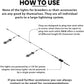HappyBird Lightning (A Divison of M&M Cage) 8" LED linkable Light bar Without Power Source for Multiple Bird Breeder Cages, Full Spectrum LED. Will NOT Run ON ITS OWN (Single)