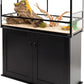 REPTI ZOO Reptile Aquarium Terrarium Wooden Stand and Cabinet with Adjustable Shelf for 48L x 18W inch Amphibian/Fish Sea Salt Water Tank Terrarium(Cabinet Only)