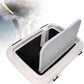 Indoor Dog Potty Tray - Miniature Poodle Pad Holder, Anti-Slide Plastic Potty for Small & Medium Dogs (Black)