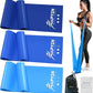 Resistance Bands, Exercise Bands, Physical Therapy Bands for Strength Training, Yoga, Pilates, Stretch Elastic Band with Different Strengths, Workout Bands for Home Gym