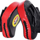 TLBTEK 2PCS Curved Punching Mitts Boxing Pads Hand Target Gloves Training Focus Pads for Kickboxing Muay Thai MMA Martial Art UFC for Kids, Men & Women